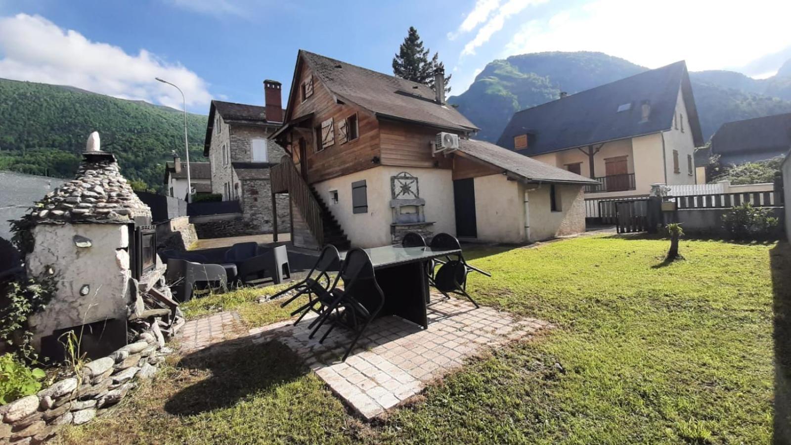 Appartement Cocoon Avec Jardin Et Vue Montagne Laruns Exteriér fotografie
